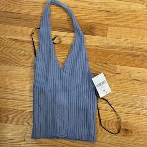Forever 21 light blue halter top. Size medium, new with tags. Never worn.
